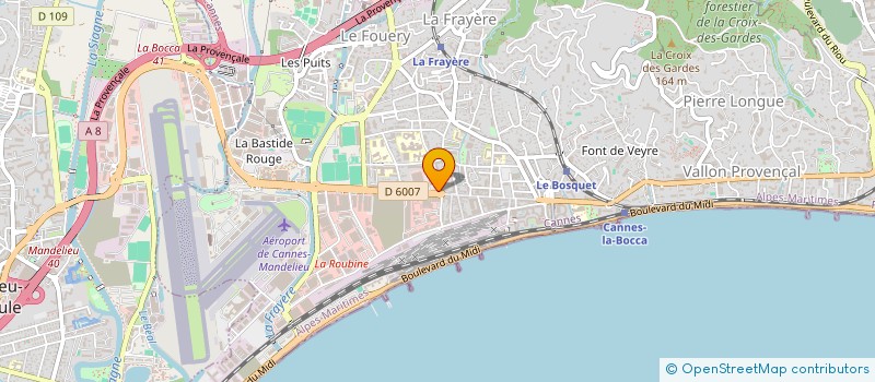 localisation de l'entreprise ARDAZUR à CANNES