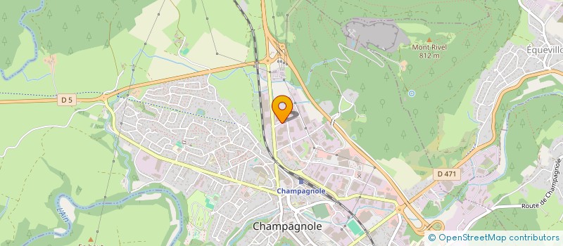 localisation de l'entreprise ARDEC PARTICIPATION  CHAMPAGNOLE