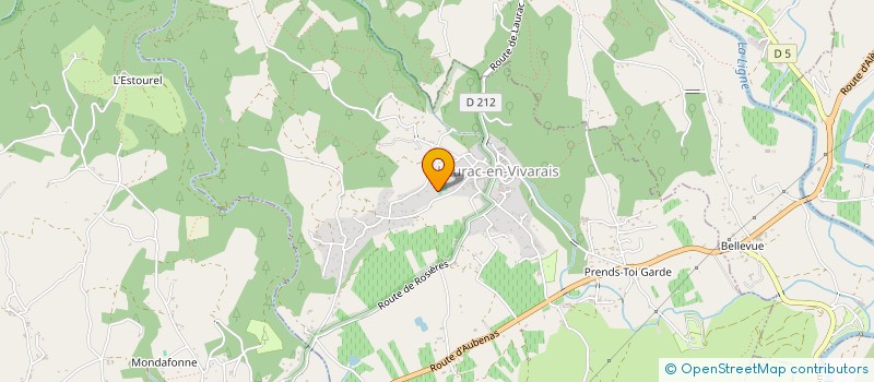 localisation de l'entreprise ARDECH'MARCHES  CHASSIERS