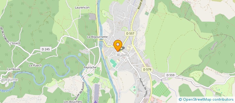 localisation de l'entreprise ARDECH TAXIS à RUOMS