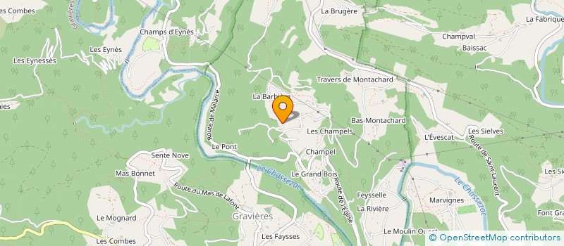 localisation de l'entreprise ARDECHE AUTO CREW - AAC  LES SALELLES