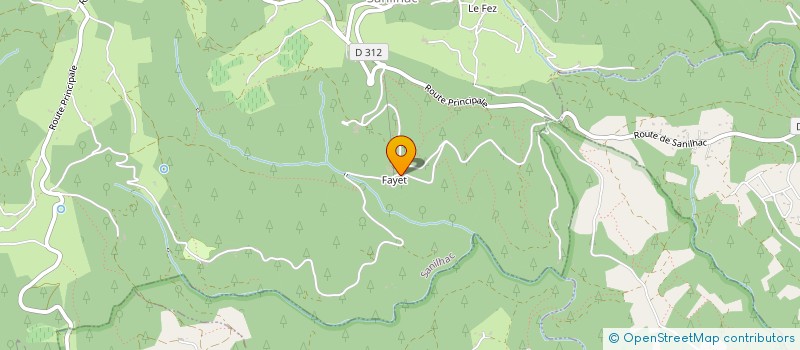 localisation de l'entreprise ARDECHE BIEN ETRE  SANILHAC