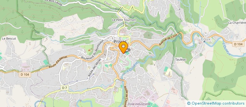 localisation de l'entreprise ARDECHE DEVELOPPEMENT LOCAL INSERTION à PRIVAS