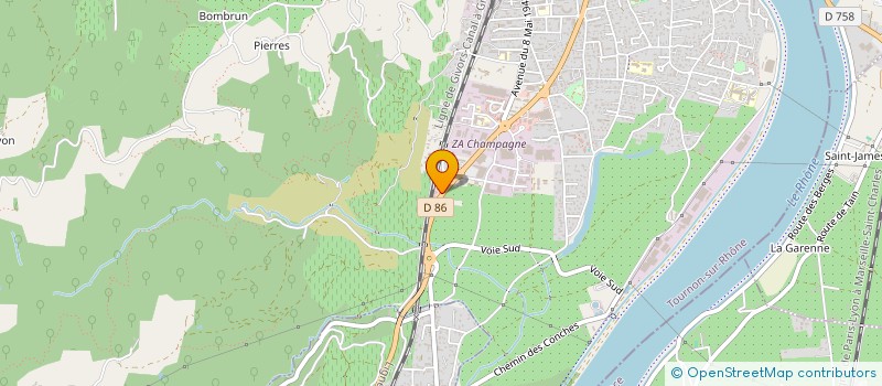 localisation de l'entreprise ARDECHE LOCATIONS SERVICES à TOURNON-SUR-RHONE