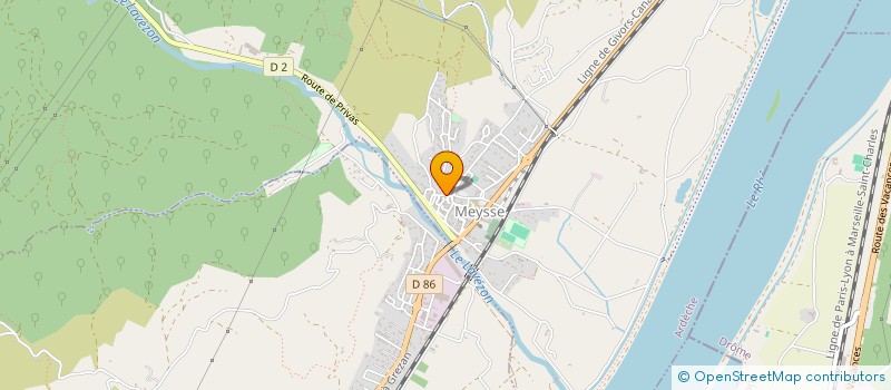 localisation de l'entreprise ARDECHE LUTTE MEYSSE MW  MEYSSE