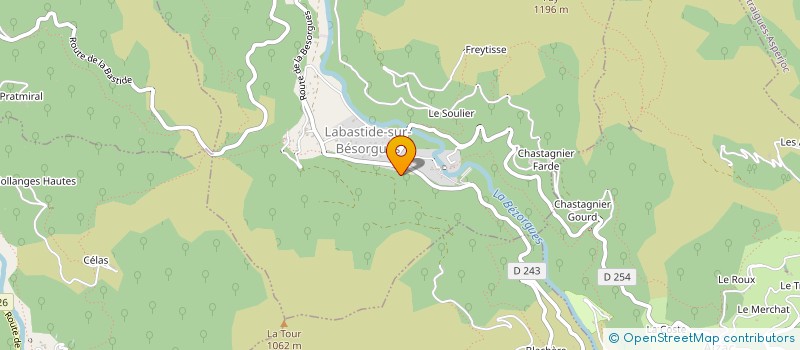 localisation de l'entreprise ARDECHE POLYVALENCE BATIMENT à LABASTIDE-SUR-BESORGUES