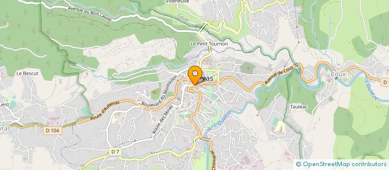 localisation de l'entreprise ARDECHE PVC à PRIVAS