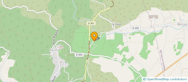 localisation de l'entreprise ARDECHE TEAM AUTO COMPETITION  BEAULIEU