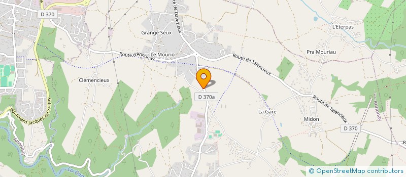 localisation de l'entreprise ARDECHIO AIGUE RUGBY  VERNOSC-LES-ANNONAY