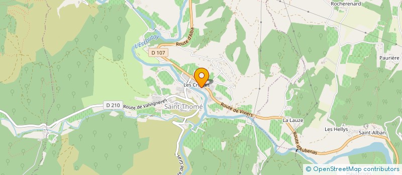 localisation de l'entreprise ARDECHO STRONG  SAINT-THOME