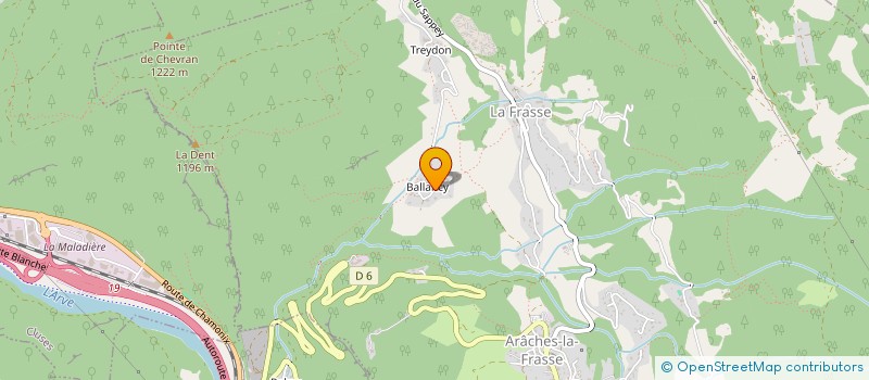 localisation de l'entreprise ARDECHOIS COEUR FIDEL  ARACHES-LA-FRASSE