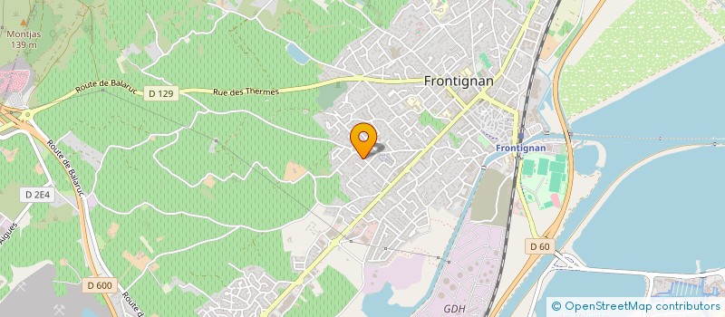 localisation de l'entreprise ARDECO à FRONTIGNAN