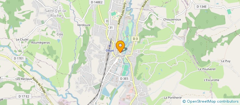 localisation de l'entreprise ARDECO CADEAUX à OBJAT