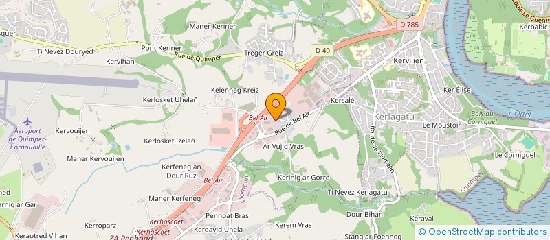 localisation de l'entreprise ARDECOSOL à PLUGUFFAN