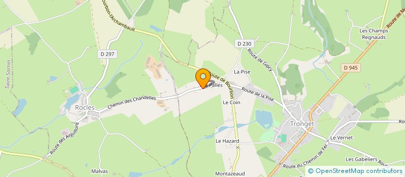 localisation de l'entreprise ARDEDI  TRONGET