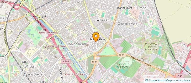 localisation de l'entreprise ARDEFISC  REIMS