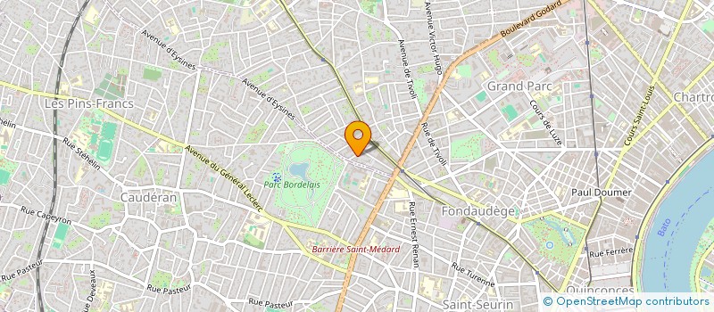 localisation de l'entreprise ARDEL  LE BOUSCAT