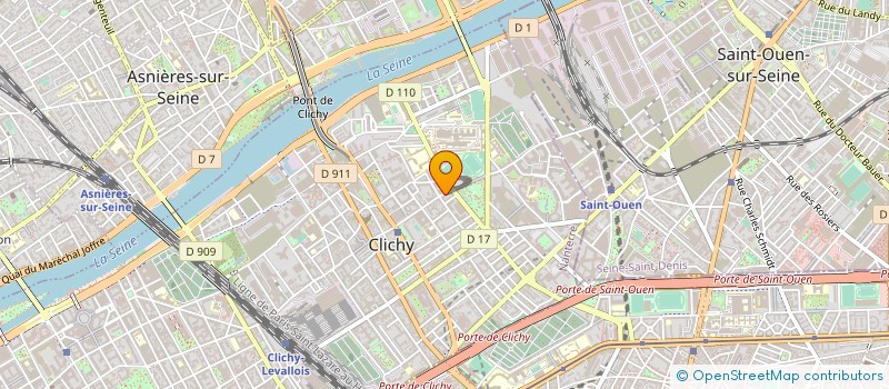 localisation de l'entreprise ARDELLIA à CLICHY