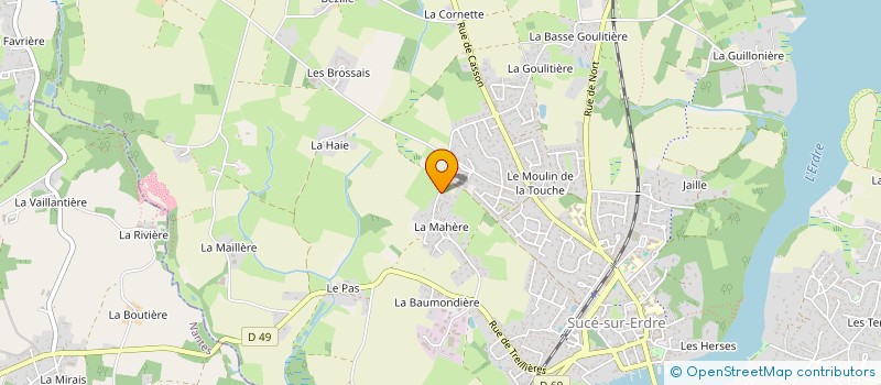 localisation de l'entreprise ARDELYA  SUCE-SUR-ERDRE