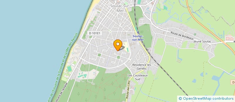 localisation de l'entreprise ARDEM  SOULAC-SUR-MER