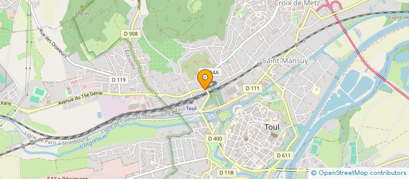 localisation de l'entreprise ARDEMA  TOUL