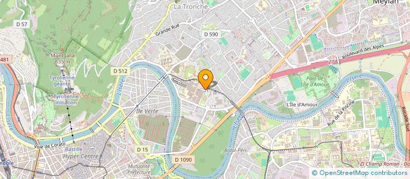 localisation de l'entreprise ARDEMME  LA TRONCHE