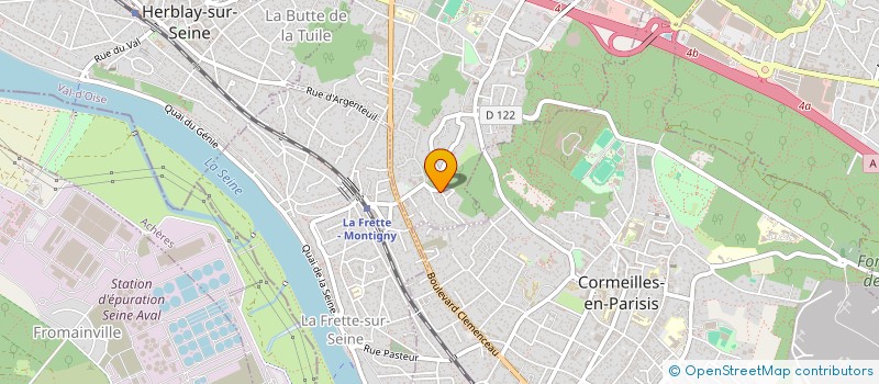localisation de l'entreprise ARDEN à MONTIGNY-LES-CORMEILLES