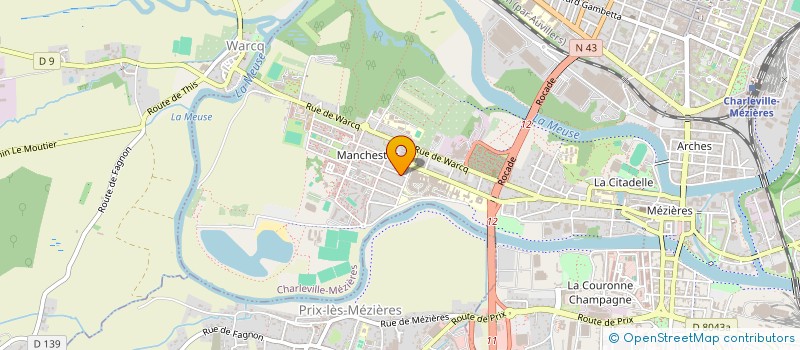 localisation de l'entreprise ARDEN CONCEPT à CHARLEVILLE-MEZIERES