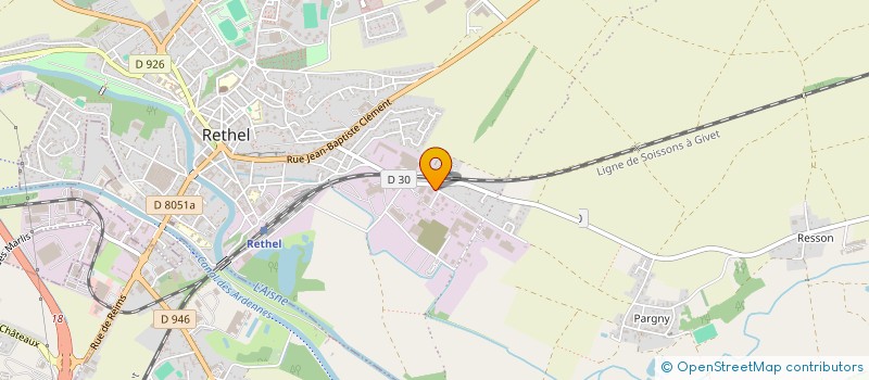 localisation de l'entreprise ARDEN HYDRO SERVICES  RETHEL