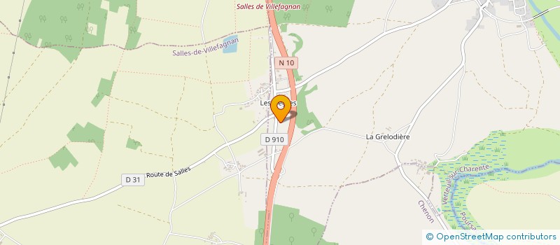 localisation de l'entreprise ARDEN NEGOCE à VERTEUIL-SUR-CHARENTE