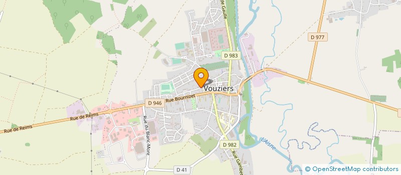 localisation de l'entreprise ARDEN'SAT à VOUZIERS