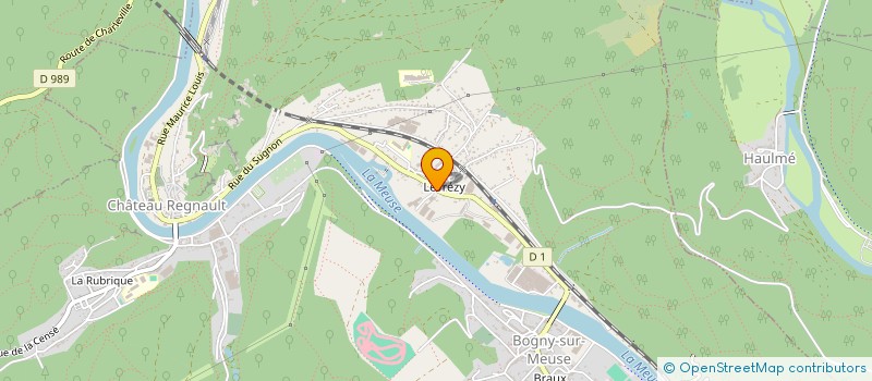 localisation de l'entreprise ARDENN COMPOSIT à BOGNY-SUR-MEUSE