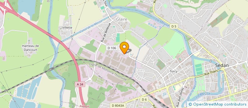 localisation de l'entreprise ARDENNE LOGISTIQUE DISTRIBUTION à GLAIRE