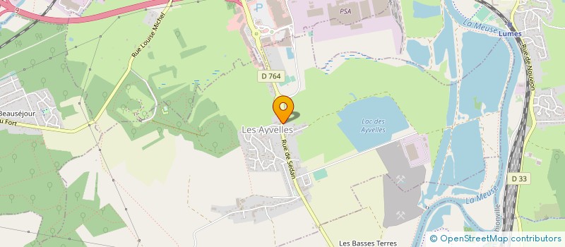 localisation de l'entreprise ARDENNES BOBINAGE MAINTENANCE SERVIC à LES AYVELLES
