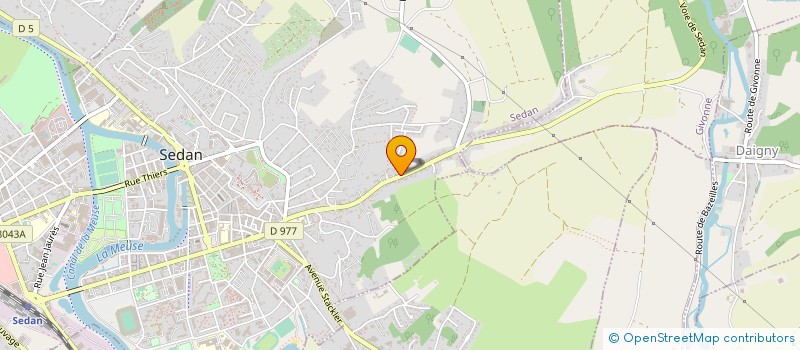 localisation de l'entreprise ARDENNES ELECTROLYSE à SEDAN