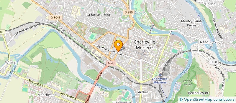 localisation de l'entreprise ARDENNES EQUIPEMENT LYON à CHARLEVILLE-MEZIERES