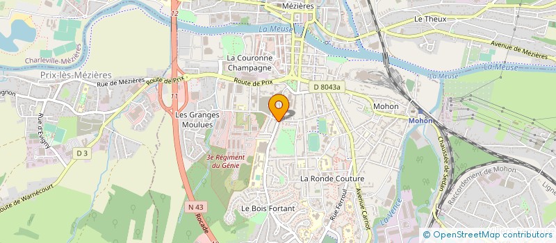 localisation de l'entreprise ARDENNES ETANCHE  CHARLEVILLE-MEZIERES