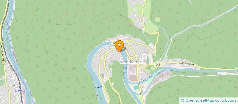 localisation de l'entreprise ARDENNES METAUX  MONTHERME