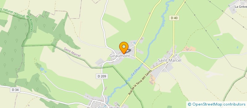 localisation de l'entreprise ARDENNES SURENDETTEMENT  SAINT-MARCEL