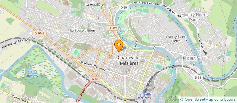 localisation de l'entreprise ARDENNOTES  CHARLEVILLE-MEZIERES