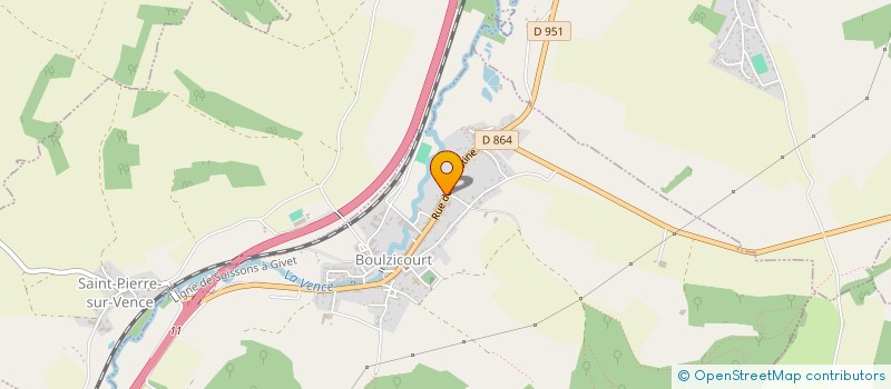 localisation de l'entreprise ARDENRANDOQUADS à BOULZICOURT