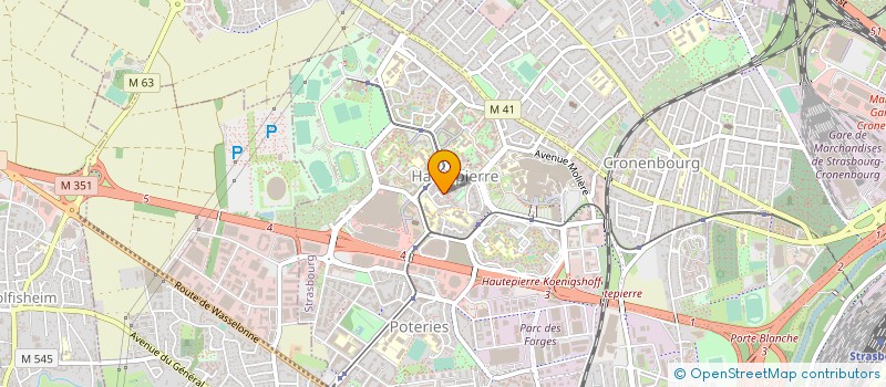 localisation de l'entreprise ARDENT (ASSOCIATIONDE RECHERCHE EN ODONTOSTOMATOLOGIE ENERGETIQUE ET THERAPEUTIQUE) à STRASBOURG