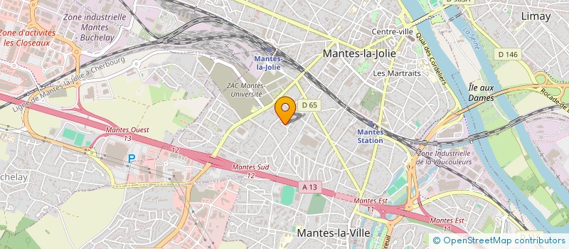 localisation de l'entreprise ARDENTECH  MANTES-LA-VILLE