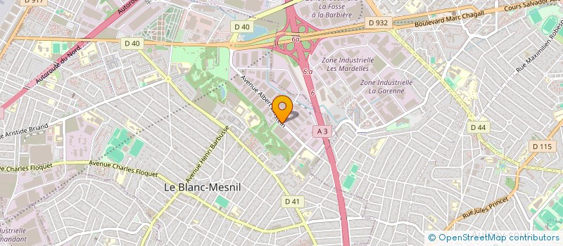 localisation de l'entreprise ARDEO à LE BLANC-MESNIL