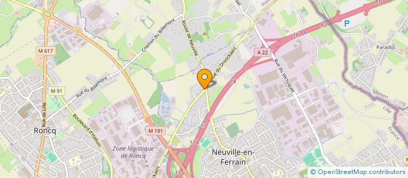 localisation de l'entreprise ARDEOLE à NEUVILLE-EN-FERRAIN