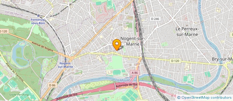 localisation de l'entreprise ARDEP à NOGENT-SUR-MARNE