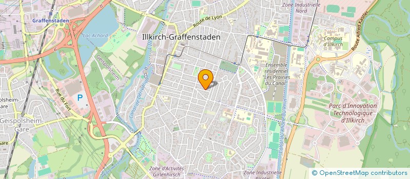 localisation de l'entreprise ARDEPE  ILLKIRCH-GRAFFENSTADEN