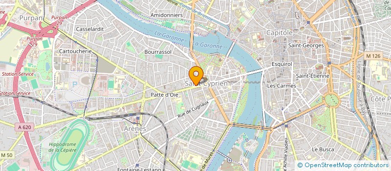 localisation de l'entreprise ARDESA  TOULOUSE