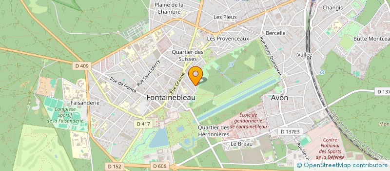 localisation de l'entreprise ARDESA PATRIMOINE à FONTAINEBLEAU