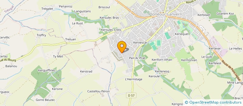 localisation de l'entreprise ARDESIA à PLONEOUR-LANVERN